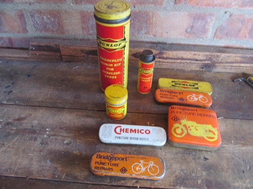 Dunlop puncture repair tins - repair, &