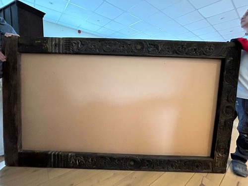 Large antique ornate carved - ornate,