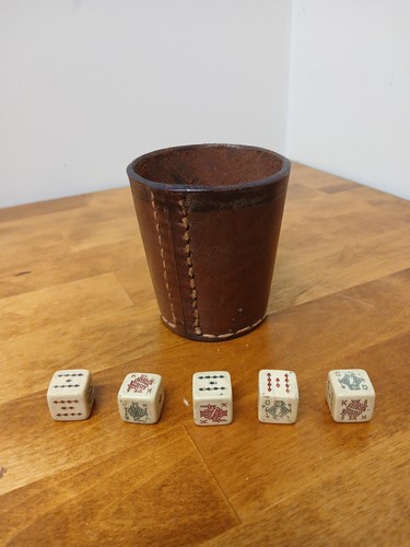 Vintage poker dice - vintage,