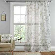 Voile Net Curtain Panel 100%