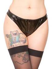 Honour Female PVC Gloss Knix in Classic Black