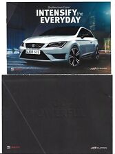 Seat Leon Cupra 2014 UK Market Launch Mailer Sales Brochure SC, 5-dr, 265, 280