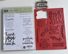 Stampin' Up! Thankful Thoughts Cling Stamp set