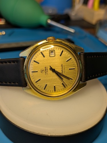 Men vintage yema automatic - men's,