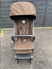 Fendi Brown Stroller Pushchair