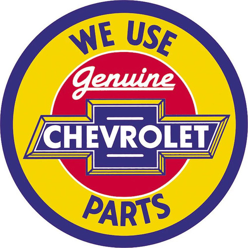 Tin signs chevy - genuine, parts