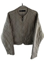 ZARA Grey Padded Jacket size M