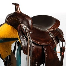 16" Western Leather Horse