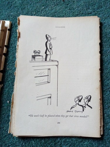 Ephemera 1940 ww2 cartoon - 80-5,