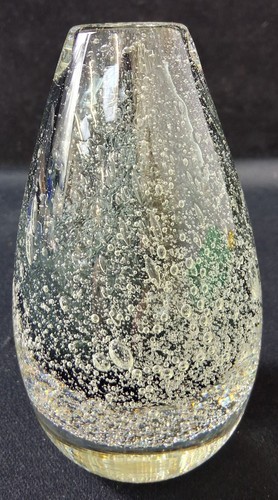Glass bud vase with - glass,