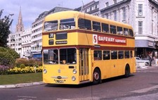 COLOUR BUS PHOTO BOURNEMOUTH PHOTOGRAPH 40 DAIMLER FLEETLINE PICTURE ALJ340B.