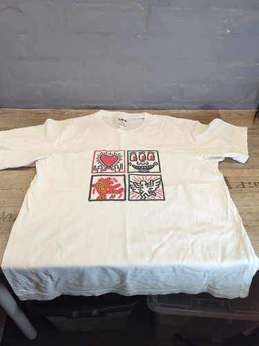 Uniqlo keith haring white - uniqlo, +