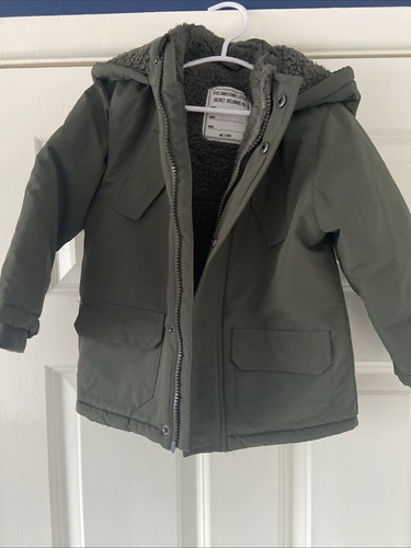 Boys green parka coat - boys, 2-3