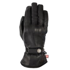 Oxford Holton Waterproof Leather Women's Motorcycle Gloves Vintage Ladies Black