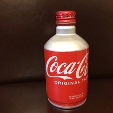 COCA-COLA Japanese 300ml Aluminium Bottle 140mm Great Condition USED EMPTY