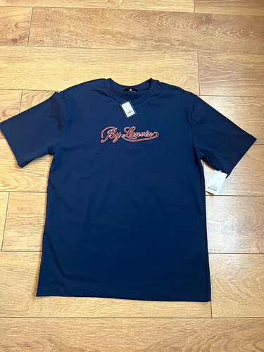 Lanvin men navy logo crew - lanvin,