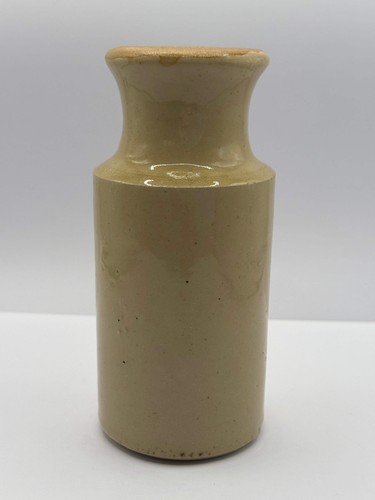 Old white stoneware jar small - old,