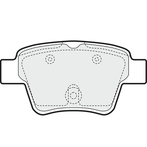 Brake pads set - pads, for