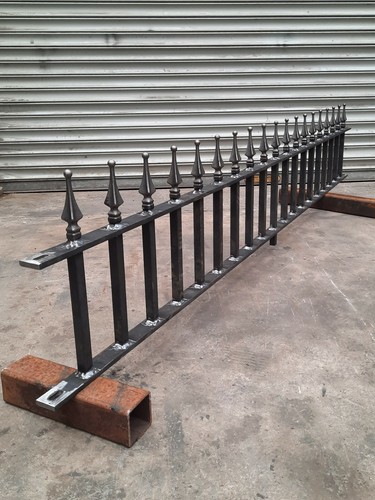 Wrought iron railings fencing - wrought,