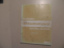 Workshop Manual Suzuki DR 650 R/S Model Year 1990 Repair Manual