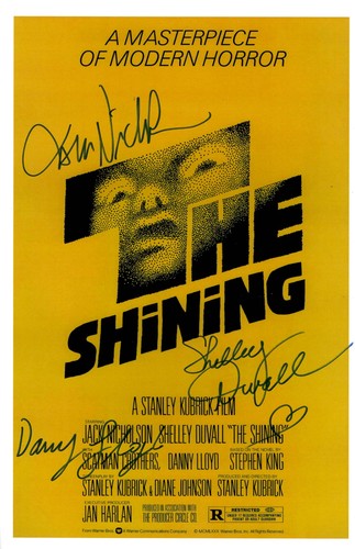 The shining signed poster - shining,