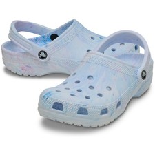 CROCS CLASSIC WATERCOLOR MARBLED Oxygen Swirl CLOGS Sandal SHOE NEW LADIES