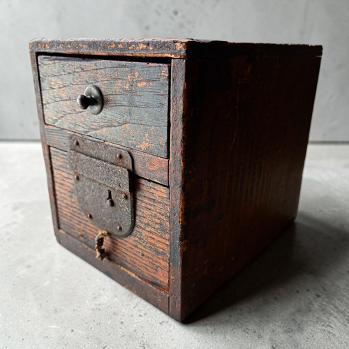 Wooden antique tansu - wooden,