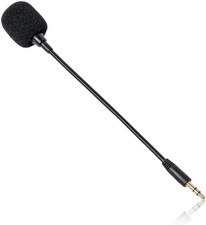 Replacement Microphone 3.5mm, Microphone For Headset, Detachable Boom Mic Exter
