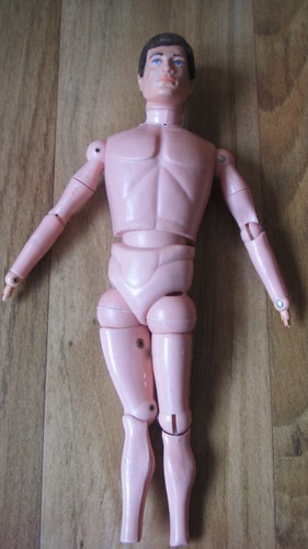 Action man flocked hair - flocked, 1964