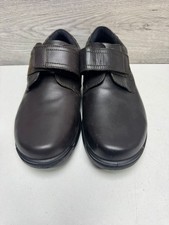 Hotter Sedgwick II Black Leather Shoes - Size UK 11 EU 46