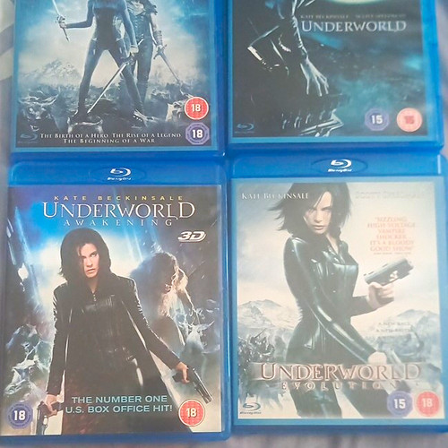 Underworld film blu ray - 4-film, blu-ray