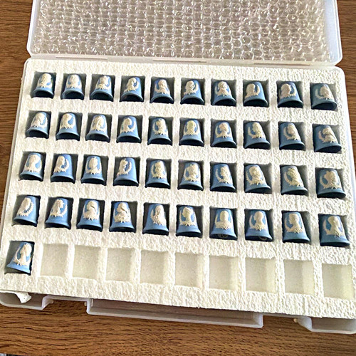 Wedgwood blue white - &,