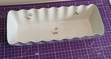 Thun Czechoslovakia Vintage Porcelain rectangular Serving /Baking Goose Dish