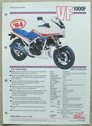 Honda vf1000f super - vf1000f,