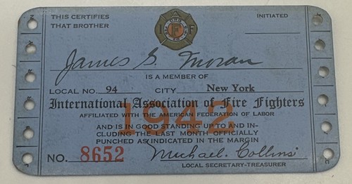 1942 fdny nyc firefighter iaff - firefighter,