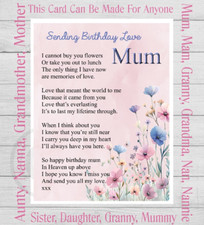 Mum Birthday Memorial Grave
