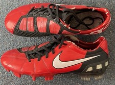 Nike Total 90 Laser 3 FG Football Boots 385423-612 Challenge Red Size 10 Rooney