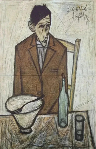 Bernard buffet the sitting - the,