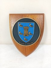 Sussex Police Constabulary Mess Wall plaque shield crest April 83 