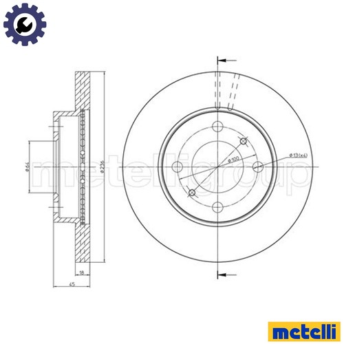 Brake disc 0505c - brake, 23-0505c