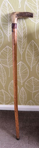 Antique walking stick cane - stick,