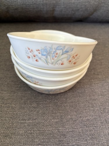 Pyrex blue iris vintage - pyrex,