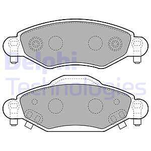 Lp1840 delphi brake pad - lp1840, set