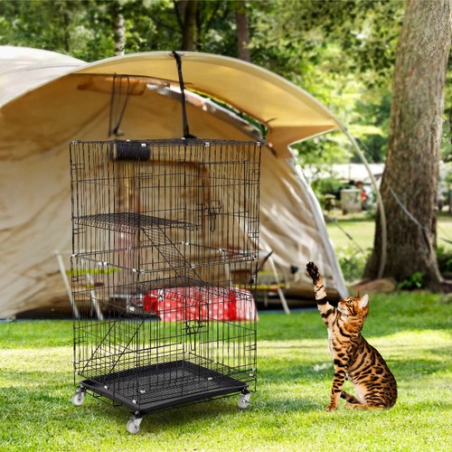 Indoor multi layer cat cage - multi-layer,