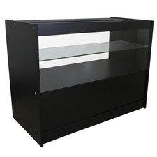 Shop Counter Black Storage