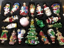 THOMAS PACCONI 2004 30th Anniversary Boxed Set of 41 Christmas Tree Decorations
