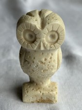 Stone Carved Wise Owl Statue