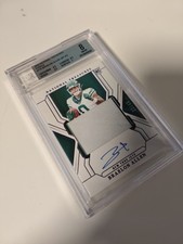 NFL Trading Card National Treasures True RPA Purple /49 Braraelon Allen - NY Jets