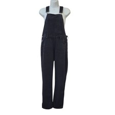 Boohoo Dungarees Washed Black