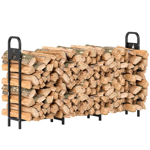 Outsunny steel firewood - firewood, log